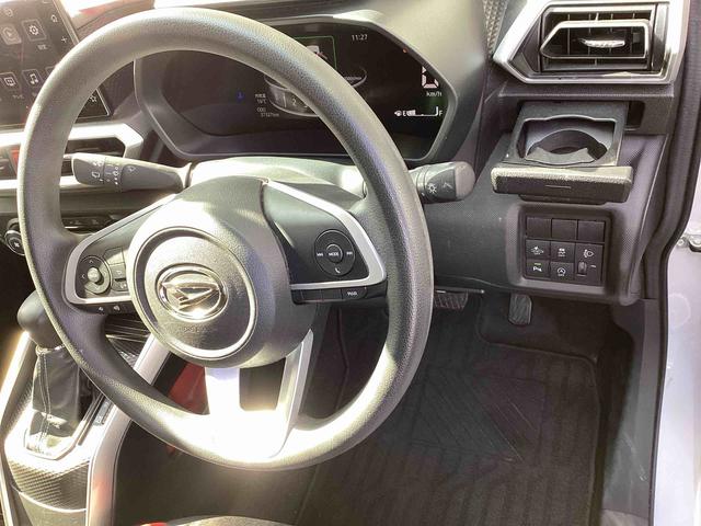 ロッキー X フロアシフト プッシュスタートスイッチ 電子カードキー ディスプレイオーディオ 衝突被害軽減システム 車線逸脱防止 オートハイビーム アルミホイール ABS(16枚目)