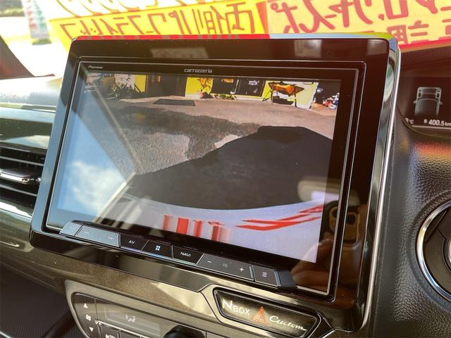 Ｎ－ＢＯＸカスタム Ｇ・Ｌターボホンダセンシング　ワンオーナー　バックカメラ　８インチナビＴＶ　無限リアバンパー　フルエアロ　車高調　マフラー　フロントリップ　シートカバー（27枚目）