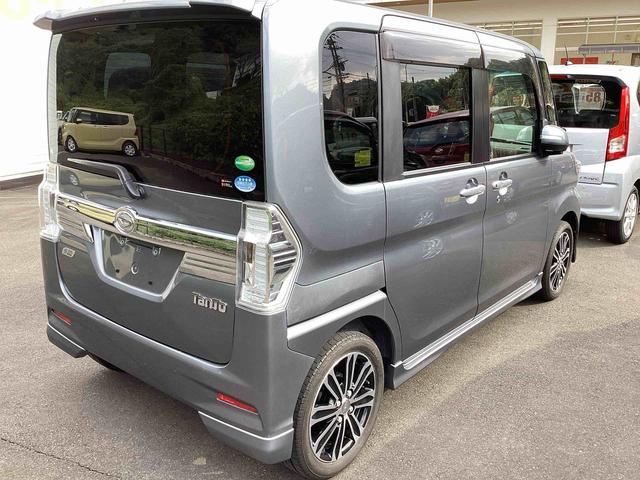 タント カスタムＲＳ　トップエディションＳＡ　ターボ車　インパネシフト　プッシュスタートスイッチ　電子カードキー　衝突被害軽減　アルミホイール　両側パワースライドドア　ＡＢＳ（8枚目）