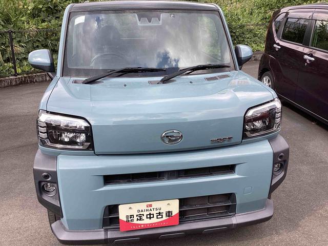 タフト Ｇ　インパネシフト　プッシュスタートスイッチ　電子カードキー　運転席助手席エアバッグ　被害軽減ブレーキ　オートマチックハイビーム　車線逸脱防止　ガラスルーフ　アルミホイール　ＡＢＳ（2枚目）