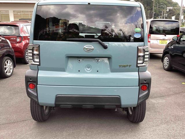 タフト Ｇ　インパネシフト　プッシュスタートスイッチ　電子カードキー　運転席助手席エアバッグ　被害軽減ブレーキ　オートマチックハイビーム　車線逸脱防止　ガラスルーフ　アルミホイール　ＡＢＳ（3枚目）