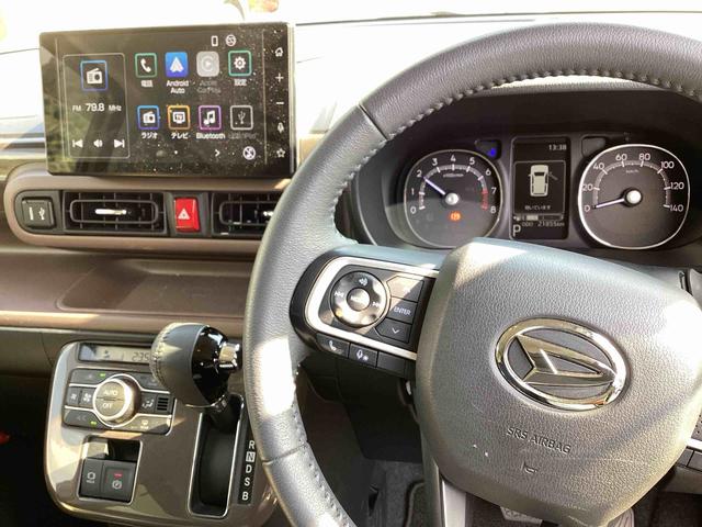 ムーヴキャンバス セオリーＧ　インパネシフト　プッシュスタートスイッチ　電子カードキー　電動パーキングブレーキ　ディスプレイオーディオ　両側電動スライドドア　衝突軽減ブレーキ　車線逸脱警報　オートハイビーム　ＡＢＳ（15枚目）