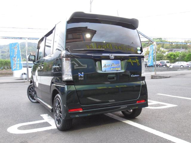 2トーンカラースタイル G・ターボLパッケージ 衝突軽減あんしんP ハーフレザーシート 両側電動スライド 純正ナビフルセグ DVD再生 ブルートゥース バックカメラ HIDライト 純正エアロ バックテーブル リアシートスライド 1オーナー 禁煙車(9枚目)