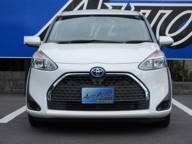 シエンタ ハイブリッド　Ｇ　セーフティーエディション　トヨタセーフティ　両側電動　シートヒーター　ＬＥＤオートハイビームライト　純正８インチナビフルセグ　Ｂｌｕｅｔｏｏｔｈ　全方位モニター　純正１５インチアルミ　７人乗り　走行１９０７６キロ　禁煙車（2枚目）