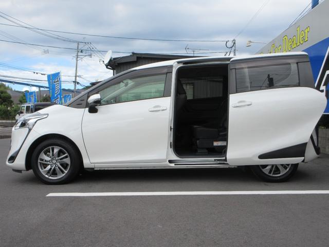 シエンタ ハイブリッド　Ｇ　セーフティーエディション　トヨタセーフティ　両側電動　シートヒーター　ＬＥＤオートハイビームライト　純正８インチナビフルセグ　Ｂｌｕｅｔｏｏｔｈ　全方位モニター　純正１５インチアルミ　７人乗り　走行１９０７６キロ　禁煙車（5枚目）