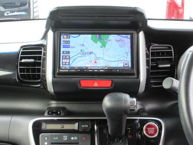 N-BOXカスタム G ターボSSブラックスタイルパッケージ 衝突軽減 ハーフレザーシート&ヒーター 両側電動 SDナビフルセグ Bluetooth バックカメラ HIDオートライト オートクルーズ ETC 純正エアロ&専用アルミ 走行19823キロ 禁煙車(11枚目)