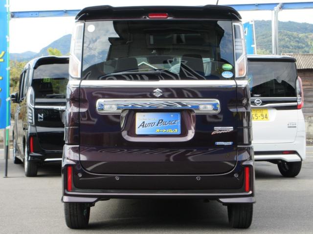 スペーシアカスタム ハイブリッドＸＳターボ　デュアルカメラブレーキ　両側電動　ハーフレザーシート＆ヒーター　全方位モニター　純正ナビフルセグ　Ｂｌｕｅｔｏｏｔｈ　オートクルーズ　ＥＴＣ　純正エアロ＆アルミ　走行２７３７５キロ　禁煙車（3枚目）