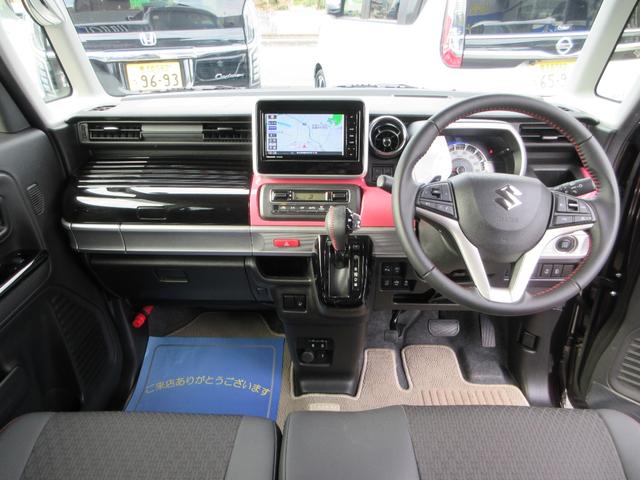 スペーシアカスタム ハイブリッドＸＳターボ　デュアルカメラブレーキ　両側電動　ハーフレザーシート＆ヒーター　全方位モニター　純正ナビフルセグ　Ｂｌｕｅｔｏｏｔｈ　オートクルーズ　ＥＴＣ　純正エアロ＆アルミ　走行２７３７５キロ　禁煙車（13枚目）