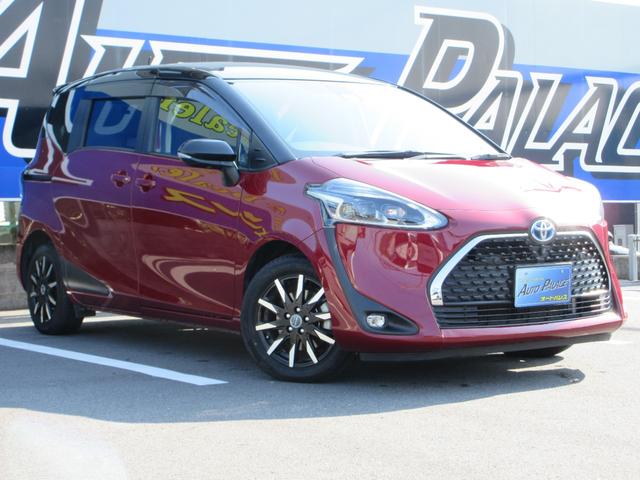 シエンタ ハイブリッドG クエロ トヨタセーフティ 両側電動 ハーフレザーシート&ヒーター 純正ナビフルセグ DVD再生 Bluetooth 全方位 LEDオートハイビームライト 後部席モニター ETC 走行37066キロ 禁煙車(6枚目)