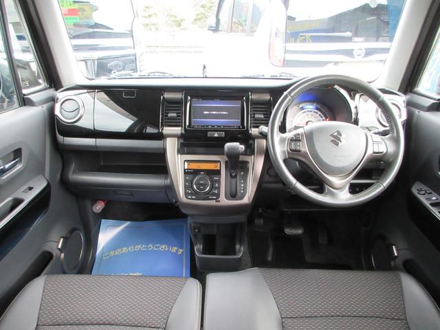 ハスラー ＪスタイルＩＩターボ　エネチャージターボ　デュアルカメラブレーキ　ハーフレザーシート＆ヒーター　ＳＤナビフルセグ　Ｂｌｕｅｔｏｏｔｈ　バックカメラ　ＨＩＤオートライト　オートクルーズ　純正アルミ　走行３０７４７キロ禁煙車（12枚目）