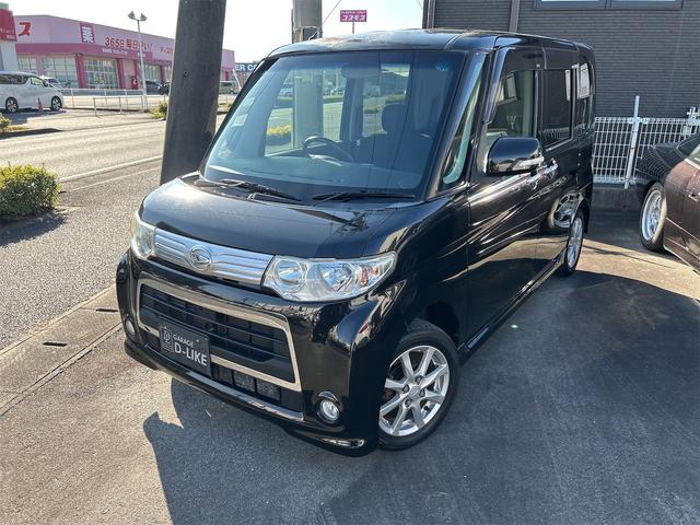 タント カスタムX 純正ナビテレビ バックニモター ETC 助手席側電動スライドドア HIDライト(12枚目)