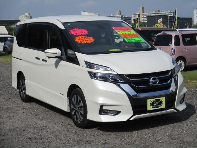 セレナ ハイウェイスターＶ　禁煙車　エマージェンシーブレーキ　アラウンドビューモニター　ハンズフリー付両側パワースライドドア　前後クリアランスソナー　純正ＳＤナビ　ＥＴＣ（8枚目）