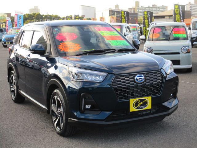 ロッキー プレミアムＧ　ＨＥＶ　禁煙車　スマートアシストＩＩＩ　前後クリアランスソナー　純正９インチディスプレイオーディオ　ビルトインＥＴＣ　バックモニター　レーダークルーズコントロール　スマートペダル　社外前後ドライブレコーダー（8枚目）