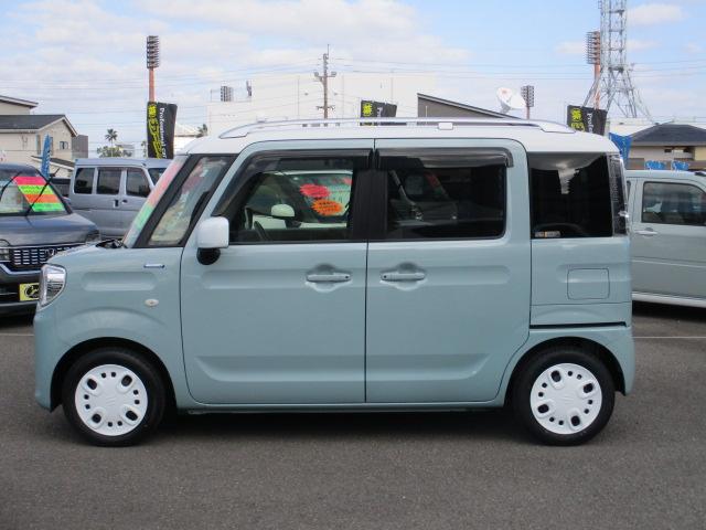 スペーシア ハイブリッドX 禁煙車 デュアルカメラブレーキサポート リアクリアランスソナー 後退時ブレーキサポート ヘッドアップディスプレイ 純正SDナビ ルーフレール(3枚目)