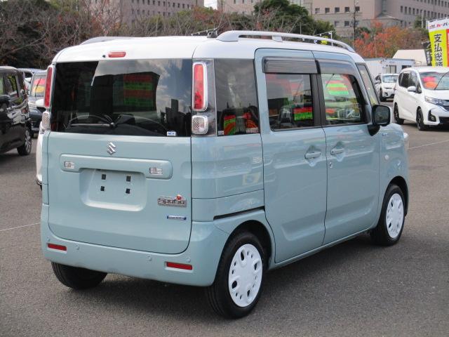 スペーシア ハイブリッドX 禁煙車 デュアルカメラブレーキサポート リアクリアランスソナー 後退時ブレーキサポート ヘッドアップディスプレイ 純正SDナビ ルーフレール(6枚目)