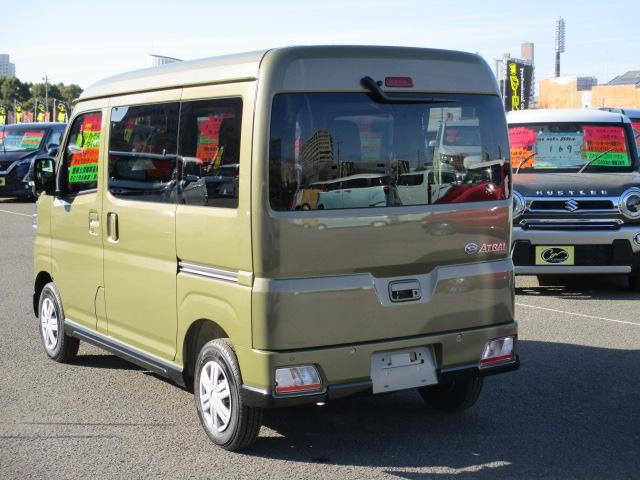 アトレー RS 届出済未使用車 スマートアシストIII 誤発進抑制防止装置 前後クリアランスソナー 社外SDナビ バックモニター(4枚目)