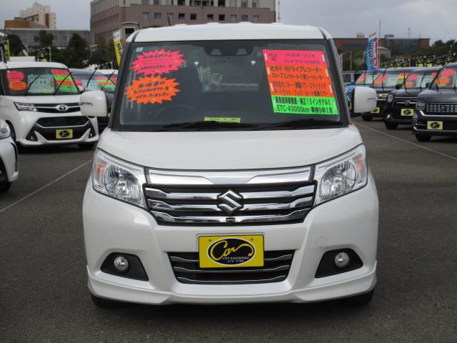 ソリオ ハイブリッドＭＸ　禁煙車　デュアルカメラブレーキサポート　リアクリアランスソナー　後退時ブレーキサポート　社外ＳＤナビ　全方位モニター　クルーズコントロール　パドルシフト（2枚目）