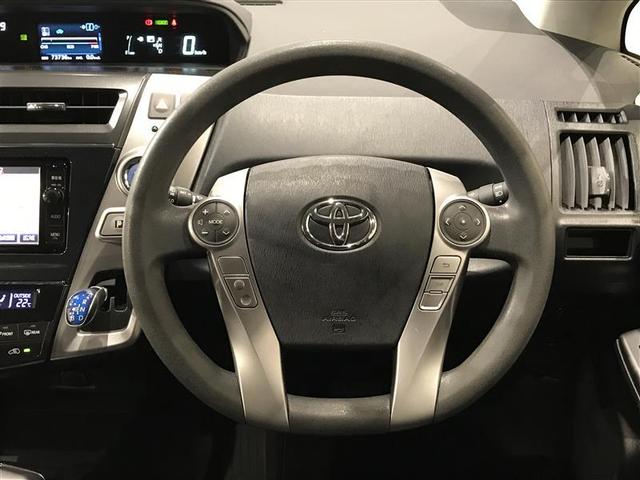 プリウスアルファ S スマキー LEDヘッド 盗難防止システム 地デジTV 整備記録簿 パワーウィンドウ ESC 運転席エアバッグ サイドカーテンエアバック デュアルエアバック ETC車載器 キーレスエントリー アルミ(6枚目)