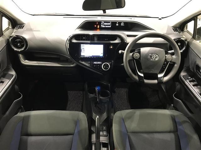 アクア Ｓ　キーレスエントリ　ドラレコ付　ナビ＆ＴＶ　オートエアコン　デュアルエアバック　ＥＳＣ　Ｂカメラ　パワーウィンドウ　ＡＵＸ端子　ＥＴＣ　ＳＲＳ　ワンセグＴＶ　パワーステアリング　ＡＢＳ　メモリーナビ（2枚目）