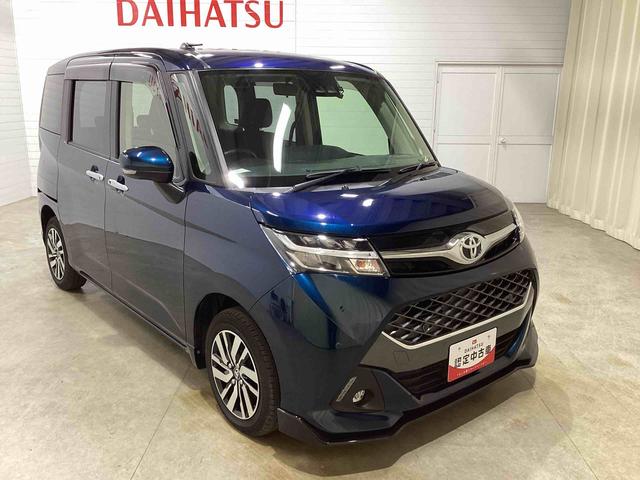 タンク カスタムG インパネシフト プッシュスタートスイッチ カーナビ バックモニター 電子カードキー ETC車載器 アルミホイール ABS 両側電動スライドドア(6枚目)