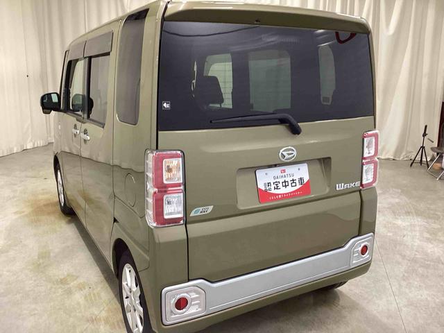 ウェイク Ｘ　ＳＡ　ターボ車　インパネシフト　プッシュスタートスイッチ　電子カードキー　　カーナビ　バックモニター　ＥＴＣ車載器　フォグランプ　アルミホイール　ＡＢＳ（9枚目）
