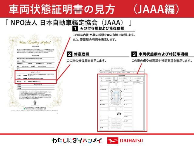 タフト Ｇターボ　ターボ車　インパネシフト　プッシュスタートスイッチ　電子カードキー　電動パーキングブレーキ　アルミホイール　ＡＢＳ　オートハイビーム　誤発進抑制装置　ガラスルーフ（64枚目）