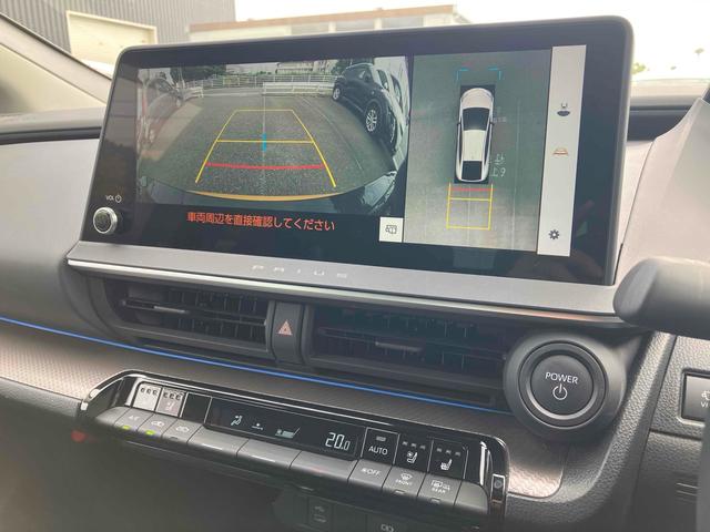 プリウス Z デジタルインナーミラー スペアタイヤ HDMI端子 パノラミックビューモニター トヨタチームメイト ステアリングヒーター ワイヤレス充電器 合皮スポーティーシート 12.3インチディスプレイオーディオ(49枚目)