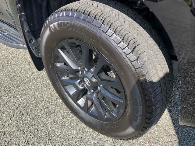 ランドクルーザープラド TX Lパッケージ マットブラックエディション 3列シート7人乗 マットブラックエディション ムーンルーフ クリアランス・バックソナー ブラックルーフレール アルパインBIGX9型カーナビ&バックカメラ ヘッドレストモニター 純正18インチアルミ(16枚目)