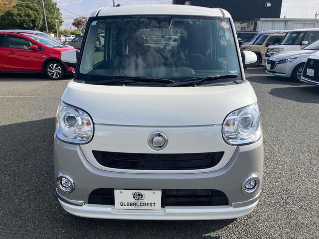 ムーヴキャンバス Ｇブラックインテリアリミテッド　ＳＡＩＩＩ　ストライプカラー（グレー）　スマートアシスト３　３６０°ＶＩＥＷスイッチ　寒冷地仕様　シートヒーター　両側パワースライドドア　ＬＥＤヘッドランプ＆フォグランプ　１４インチオプションホイールキャップ（5枚目）