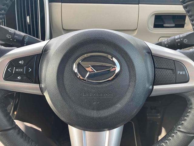 ムーヴキャンバス Ｇブラックインテリアリミテッド　ＳＡＩＩＩ　ストライプカラー（グレー）　スマートアシスト３　３６０°ＶＩＥＷスイッチ　寒冷地仕様　シートヒーター　両側パワースライドドア　ＬＥＤヘッドランプ＆フォグランプ　１４インチオプションホイールキャップ（35枚目）