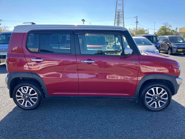 ハスラー ＪスタイルＩＩ　ユーザー下取車／ホワイトルーフ（オプション）／衝突被害軽減システム／ケンウッド７型フルセグＴＶ＆バックカメラ／Ｂｌｕｅｔｏｏｔｈ対応／ＨＩＤヘッドライト／アイドリングストップ／純正１５インチアルミ（8枚目）