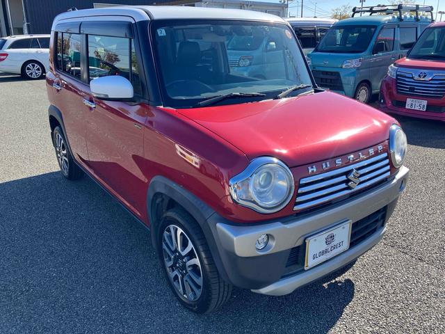 ハスラー ＪスタイルＩＩ　ユーザー下取車／ホワイトルーフ（オプション）／衝突被害軽減システム／ケンウッド７型フルセグＴＶ＆バックカメラ／Ｂｌｕｅｔｏｏｔｈ対応／ＨＩＤヘッドライト／アイドリングストップ／純正１５インチアルミ（9枚目）