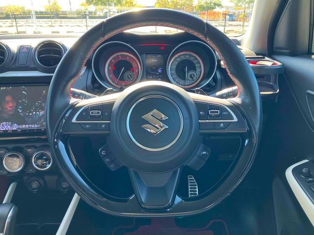 スイフトスポーツ ベースグレード ワンオーナー/後期モデル/純正エアロ/全方位モニター用カメラパッケージ/RMP17インチアルミホイール/ブラインドスポットモニター/セーフティサポート/純正8インチフルセグTV/LEDヘッドライト(27枚目)