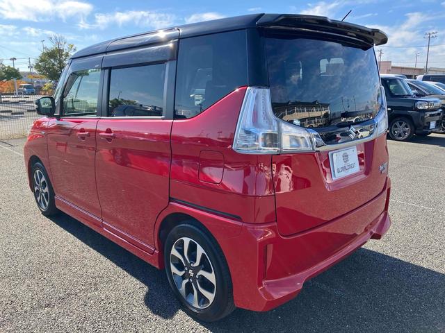 ソリオバンディット ハイブリッドＭＶ　ブラックルーフ／アイドリングストップ／ＬＥＤヘッドライト／純正１５インチアルミホイル／ナノイー付オートエアコン／ファブリックシート／シートヒーター／後席パーソナルテーブル／社外７インチフルセグＴＶ（5枚目）