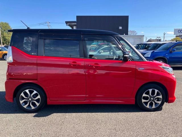 ソリオバンディット ハイブリッドＭＶ　ブラックルーフ／アイドリングストップ／ＬＥＤヘッドライト／純正１５インチアルミホイル／ナノイー付オートエアコン／ファブリックシート／シートヒーター／後席パーソナルテーブル／社外７インチフルセグＴＶ（8枚目）