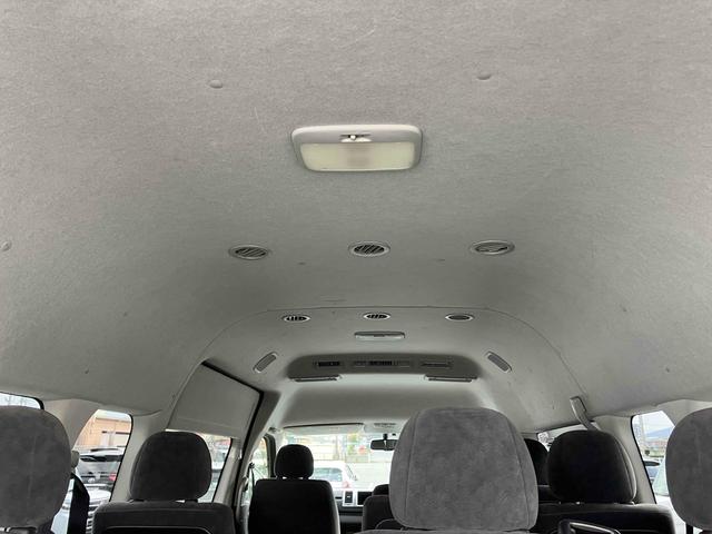 ハイエースワゴン グランドキャビン 10人乗/バックモニターセット/助手席側パワースライドドア/リアクーラー/リアヒーター/15インチホイールキャップ/ハロゲンヘッドライト/スマートキー&プッシュスタート/ETC/カーオーディオ(31枚目)