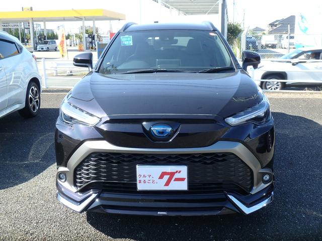 カローラクロス ハイブリッド　Ｚ　ＥＴＣ　モデリスタフルエアロ　バックカメラ　ＬＥＤヘッドライト　ブレーキサポート　レーンサポート　ソナー　クルーズコントロール　パワーゲート　Ｗシートヒーター　スマートキー　プッシュスタート（3枚目）
