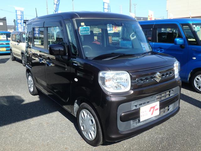 スペーシア ハイブリッドG ドライブレコーダー ナビ アイドリングストップ スマートキー プッシュスタート ブレーキサポート レーンサポート ソナー オートライト オートエアコン サイドWエアバック 電動格納ミラー(4枚目)