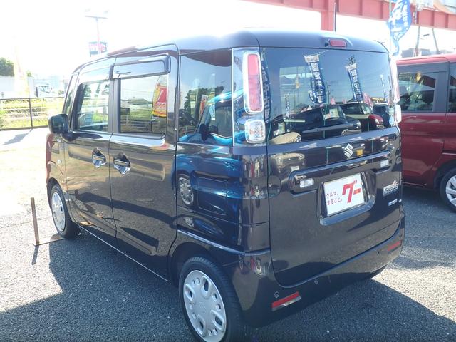 スペーシア ハイブリッドG ドライブレコーダー ナビ アイドリングストップ スマートキー プッシュスタート ブレーキサポート レーンサポート ソナー オートライト オートエアコン サイドWエアバック 電動格納ミラー(5枚目)