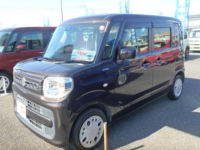 スペーシア ハイブリッドG ドライブレコーダー ナビ アイドリングストップ スマートキー プッシュスタート ブレーキサポート レーンサポート ソナー オートライト オートエアコン サイドWエアバック 電動格納ミラー(52枚目)