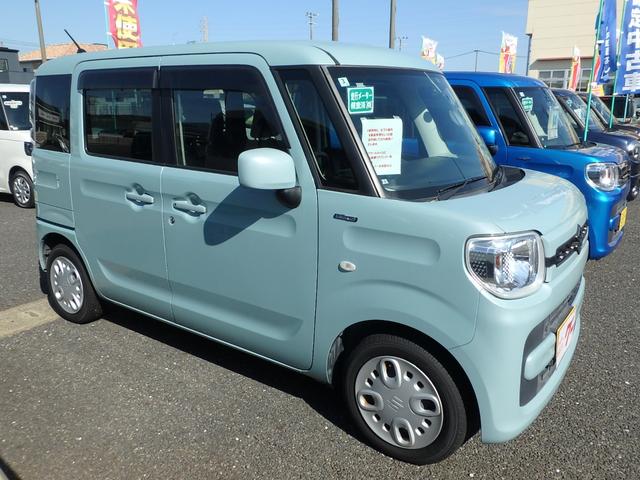 スペーシア ハイブリッドG ブレーキサポートレス ドライブレコーダー ナビ アイドリングストップ スマートキー プッシュスタート オートライト オートエアコン サイドWエアバック 電動格納ミラー(47枚目)