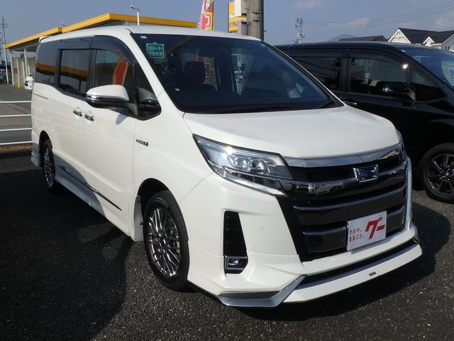 ノア ハイブリッドＳｉ　ダブルバイビー　ＥＴＣ２．０　モデリスタフルエアロ　ナビ　バックカメラ　ブレーキサポート　レーンサポート　ソナー　クルーズコントロール　両側電動スライドドア　スマートキー　プッシュスタート　Ｗシートヒーター（5枚目）