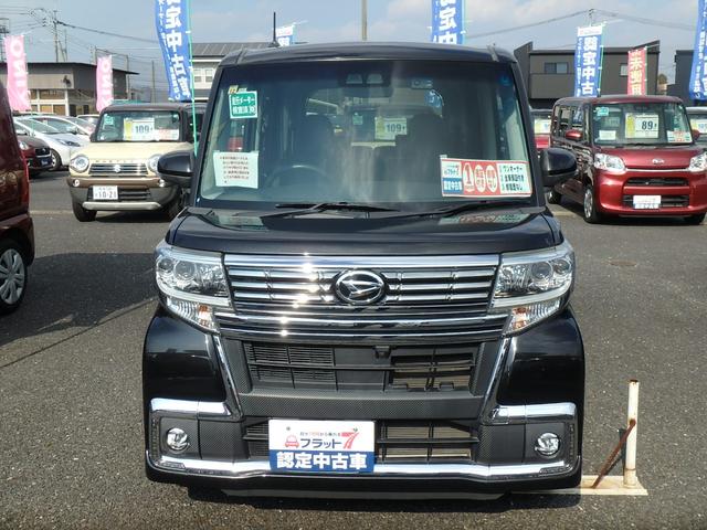 タント カスタムＸ　トップエディションリミテッドＳＡＩＩＩ　ＥＴＣ　ドライブレコーダー　バックカメラ　ＬＥＤヘッドライト　ブレーキサポート　レーンサポート　ソナー　アイドリングストップ　スマートキー　プッシュスタート　オートライト　オートエアコン（3枚目）