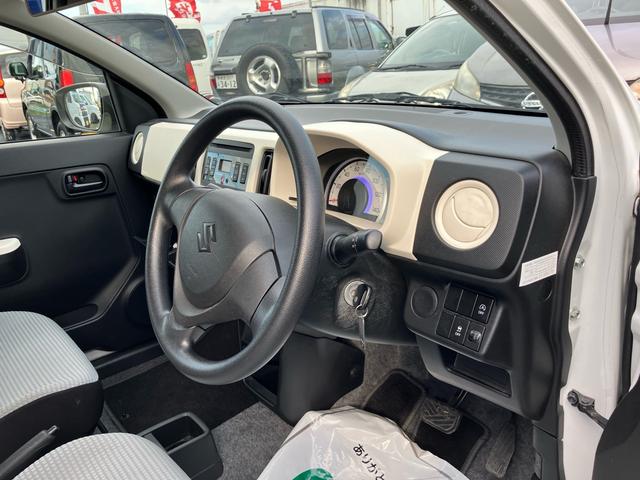 アルト 　Ｓエネチャージ　電動格納ミラー　アイドリングストップ　横滑り防止機能　キーレス　ＣＤ　Ｗエアバッグ　ＡＢＳ　ＥＴＣ　シートヒーター　バイザー　プライバシーガラス（9枚目）