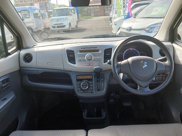 ワゴンＲ ＦＸ　キーレスエントリー　アイドリングストップ　シートヒーター　ベンチシート　ＣＶＴ　盗難防止システム　ＡＢＳ　ＣＤ　ミュージックプレイヤー接続可　衝突安全ボディ　エアコン　パワーステアリング（2枚目）