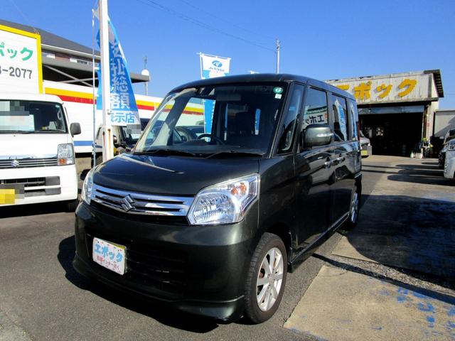 スペーシア Xリミテッド 禁煙車 衝突軽減ブレーキ 両側パワースライドドア ナビ フルセグTV DVD バックカメラ シートヒーター タイミングチェーン CVT スマートキー(2枚目)