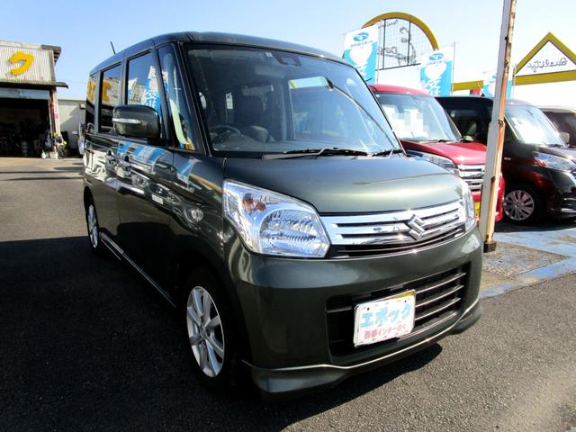 スペーシア Xリミテッド 禁煙車 衝突軽減ブレーキ 両側パワースライドドア ナビ フルセグTV DVD バックカメラ シートヒーター タイミングチェーン CVT スマートキー(3枚目)