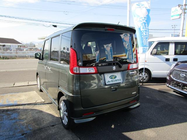 スペーシア Xリミテッド 禁煙車 衝突軽減ブレーキ 両側パワースライドドア ナビ フルセグTV DVD バックカメラ シートヒーター タイミングチェーン CVT スマートキー(5枚目)