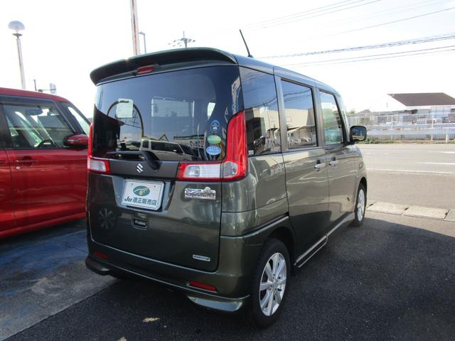 スペーシア Xリミテッド 禁煙車 衝突軽減ブレーキ 両側パワースライドドア ナビ フルセグTV DVD バックカメラ シートヒーター タイミングチェーン CVT スマートキー(6枚目)