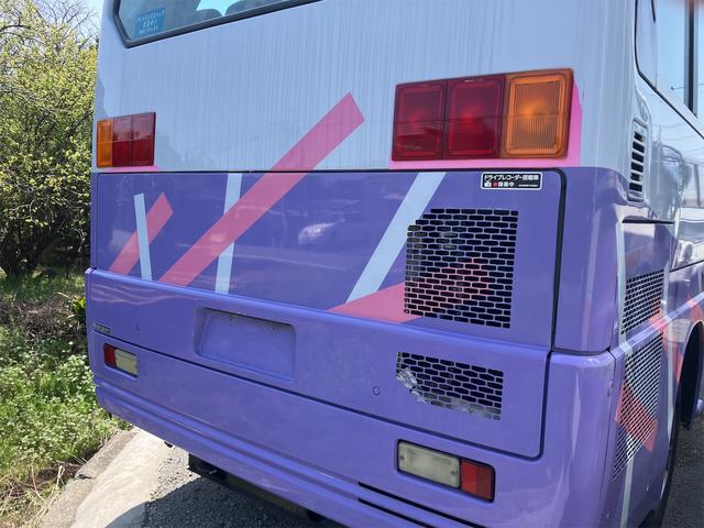 エアロミディ ベースグレード　自家用普通乗合バス２９人乗り　６ＭＴ　ＥＴＣ　リヤーエンジン貫通トランク（14枚目）